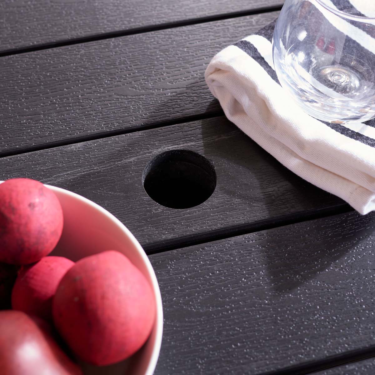 Safavieh Dranda 5 Pc Dining Set , PAT9023 - Black / Beige