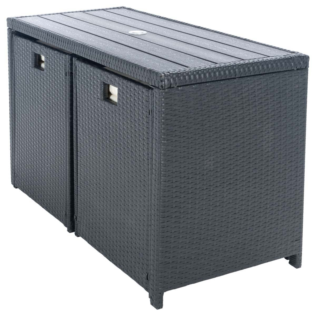 Safavieh Dranda 5 Pc Dining Set , PAT9023 - Black / Beige