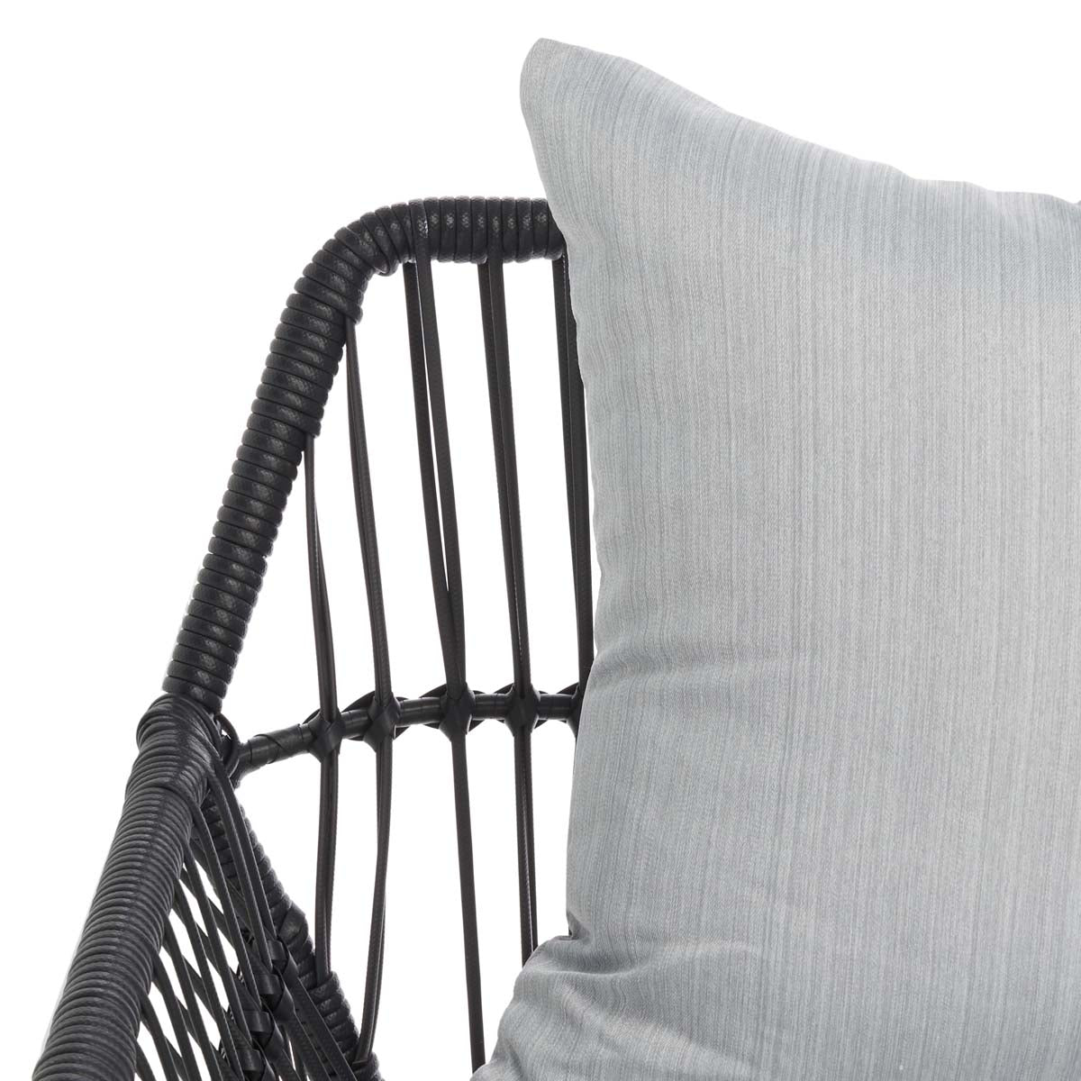 Black Rope/Grey Cushion