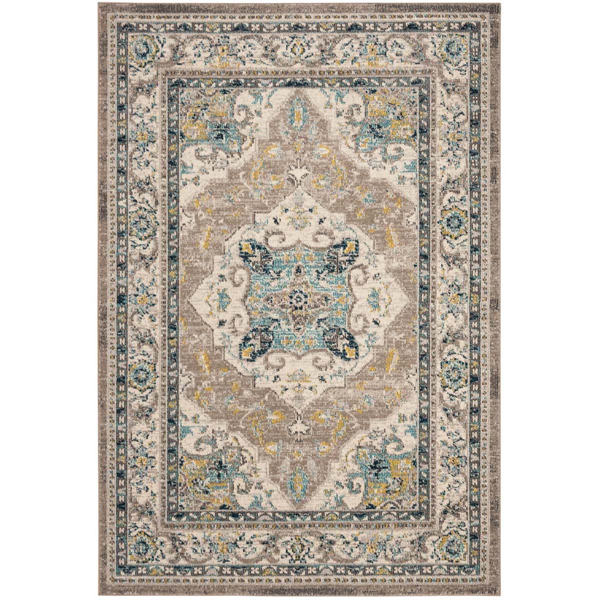 Safavieh Phoenix 154 Rug, PHX154 - Ivory / Grey