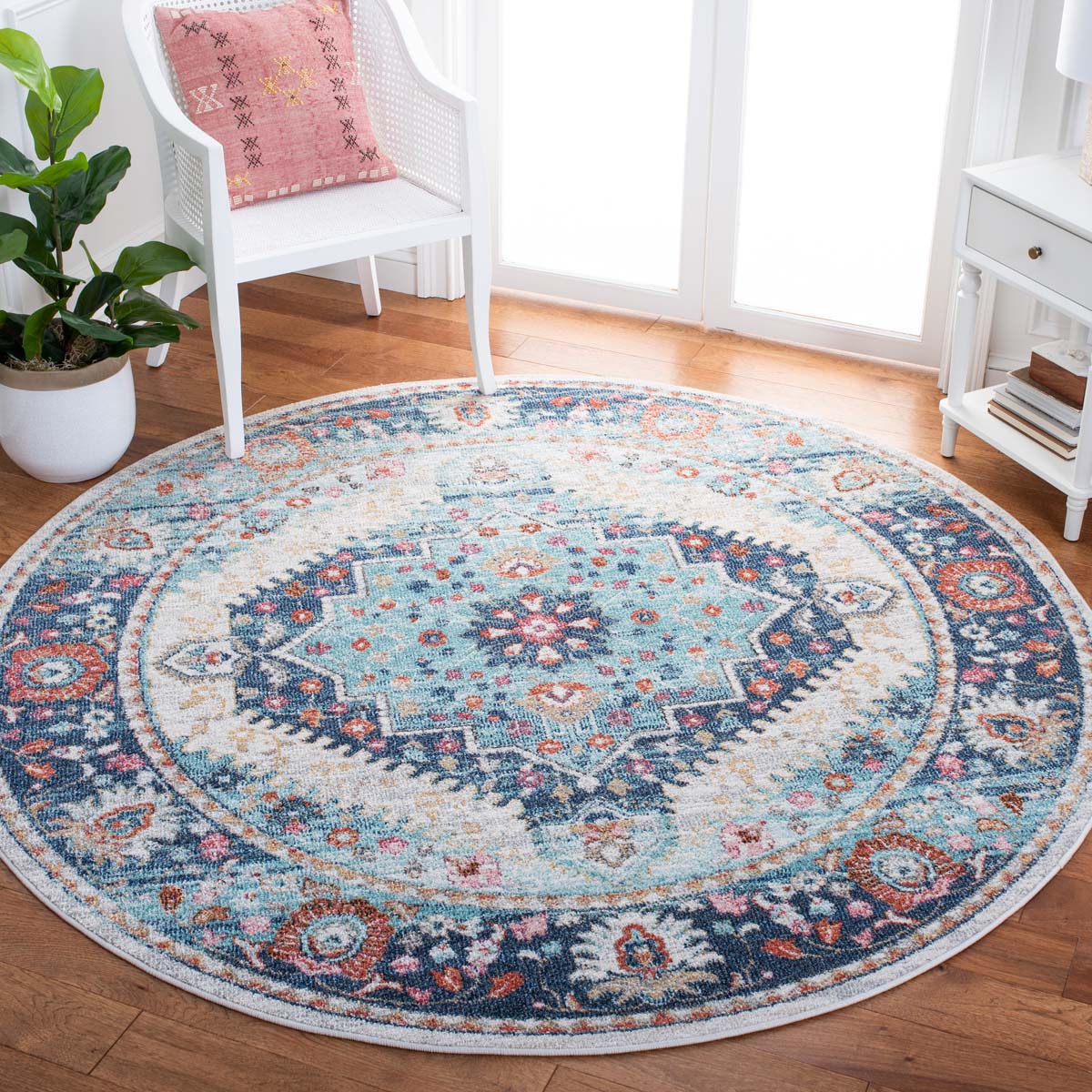 Safavieh Phoenix 291 Rug, PHX291 - Ivory / Blue