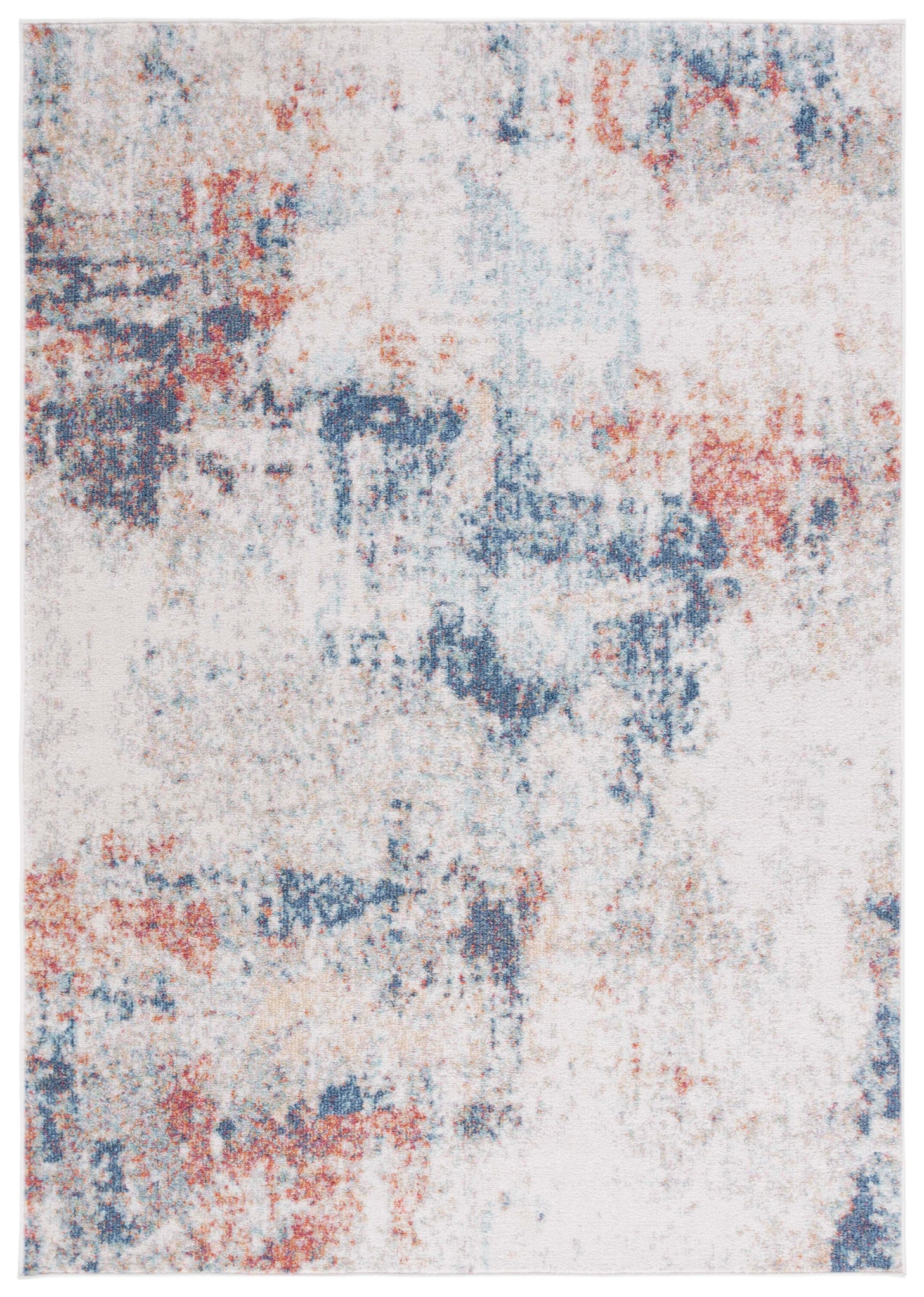 Safavieh Phoenix 500 Rug, PHX500 - Ivory / Blue Rust