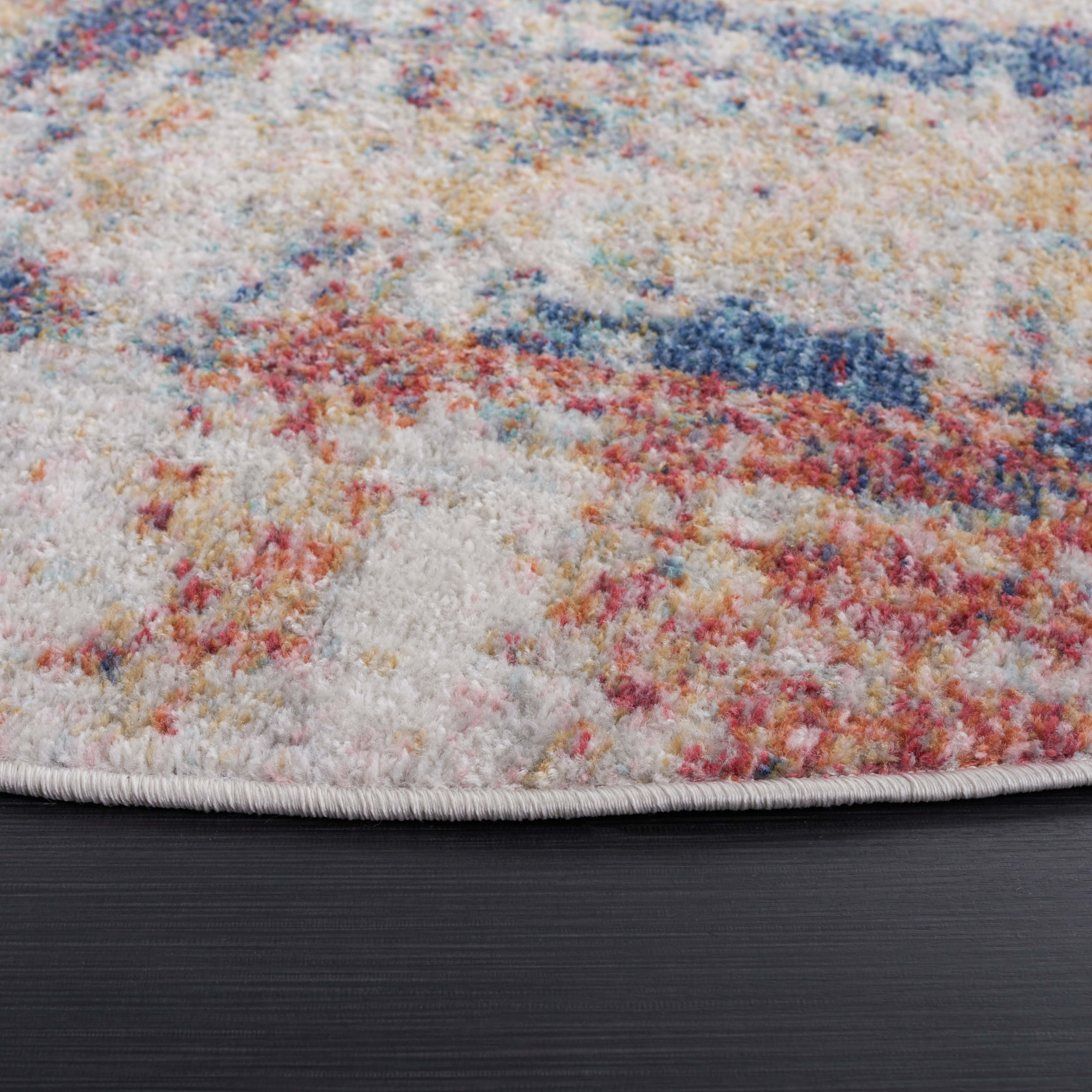 Safavieh Phoenix 500 Rug, PHX500 - Ivory / Blue Rust