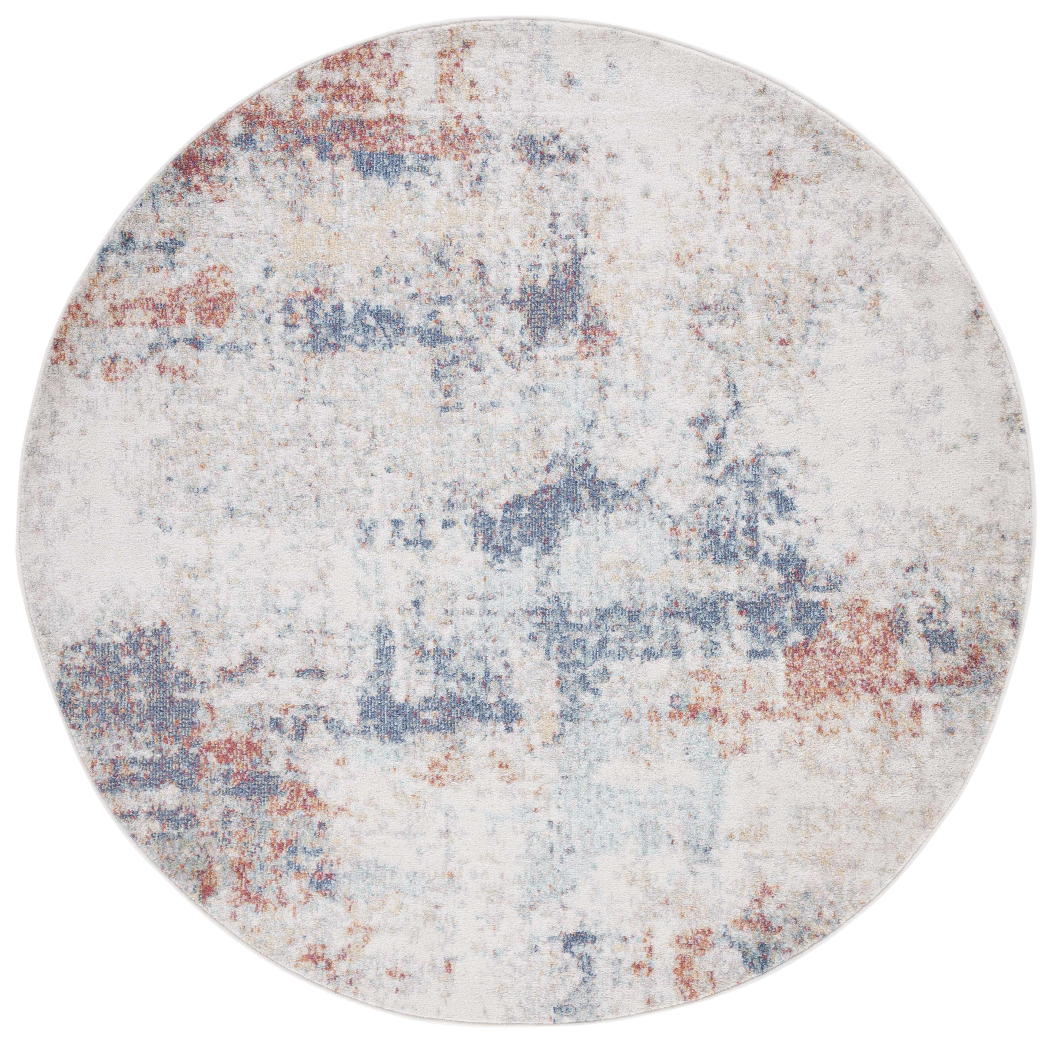 Safavieh Phoenix 500 Rug, PHX500 - Ivory / Blue Rust