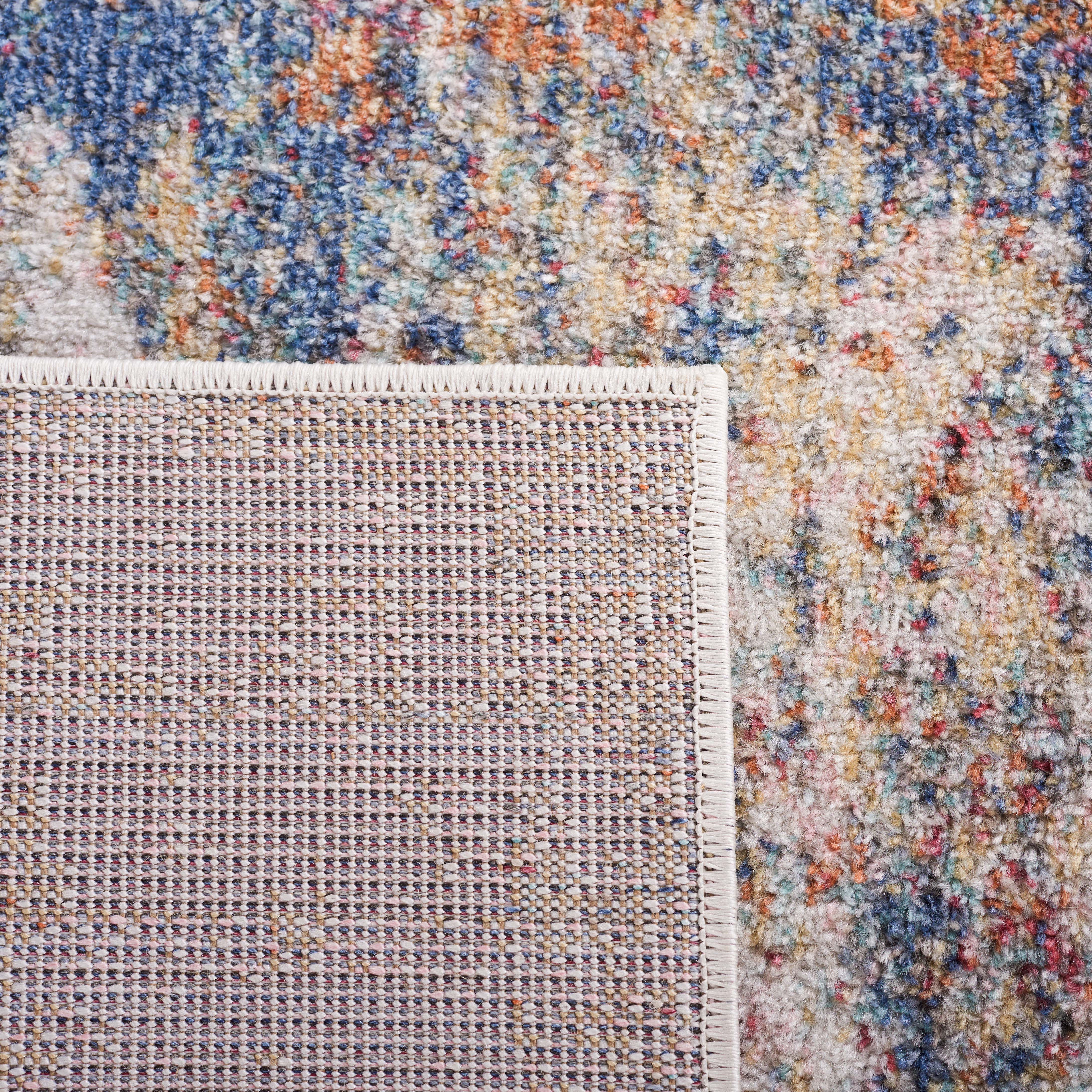 Safavieh Phoenix 502 Rug, PHX502 - Ivory / Blue Rust