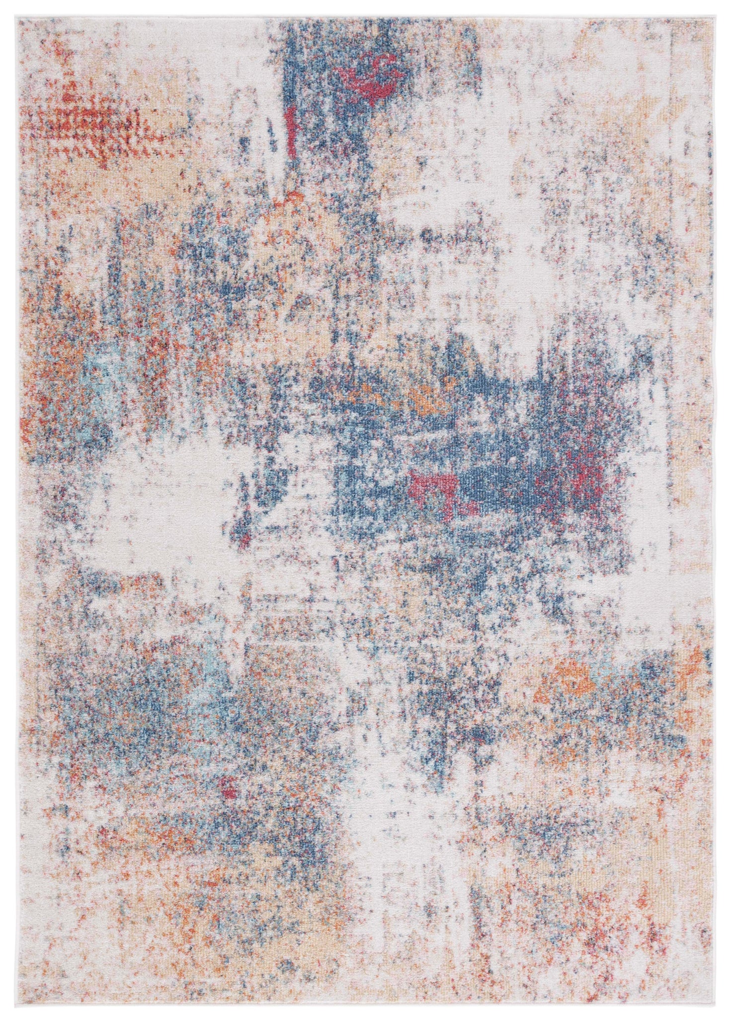 Safavieh Phoenix 502 Rug, PHX502 - Ivory / Blue Rust
