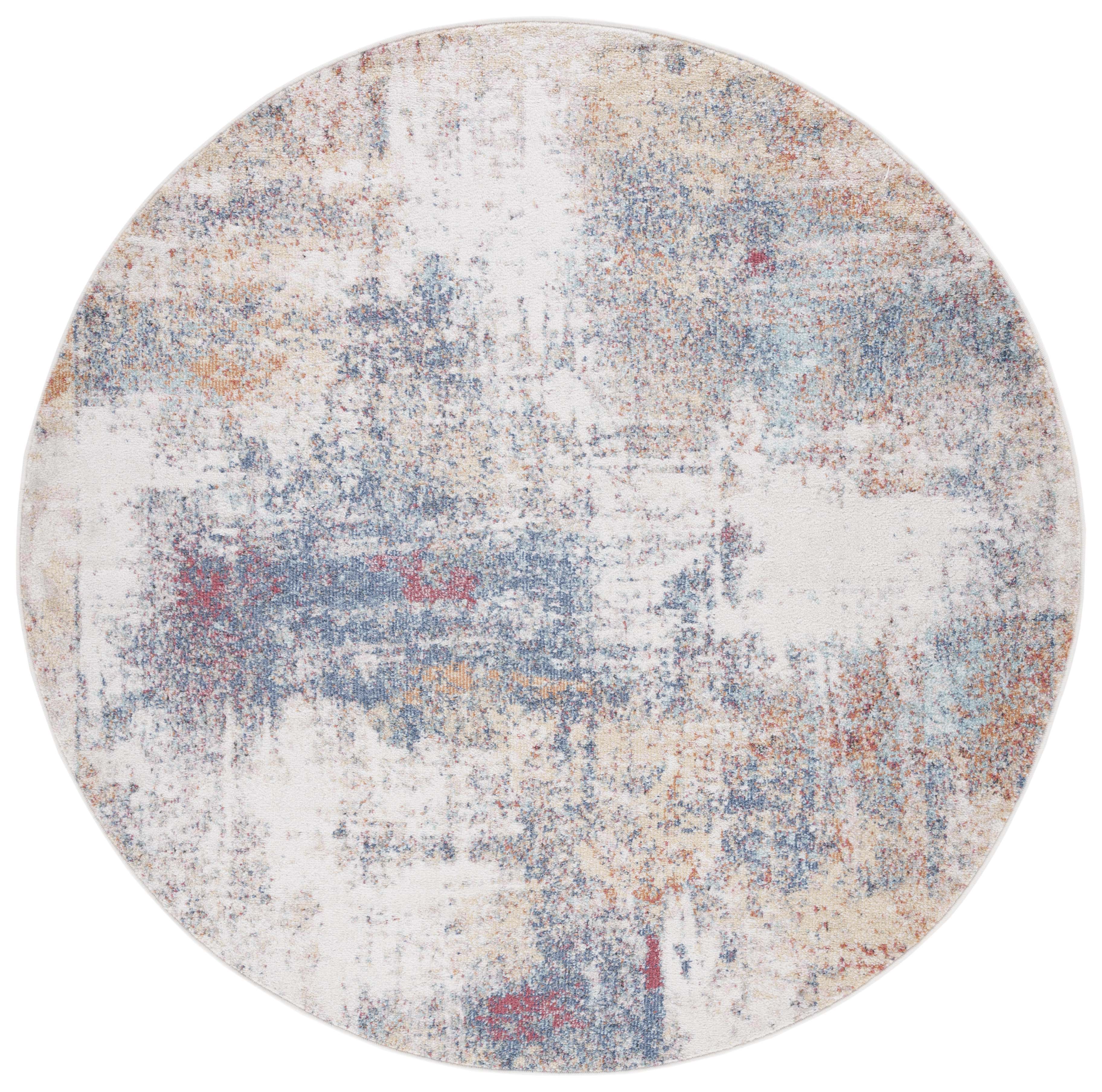 Safavieh Phoenix 502 Rug, PHX502 - Ivory / Blue Rust