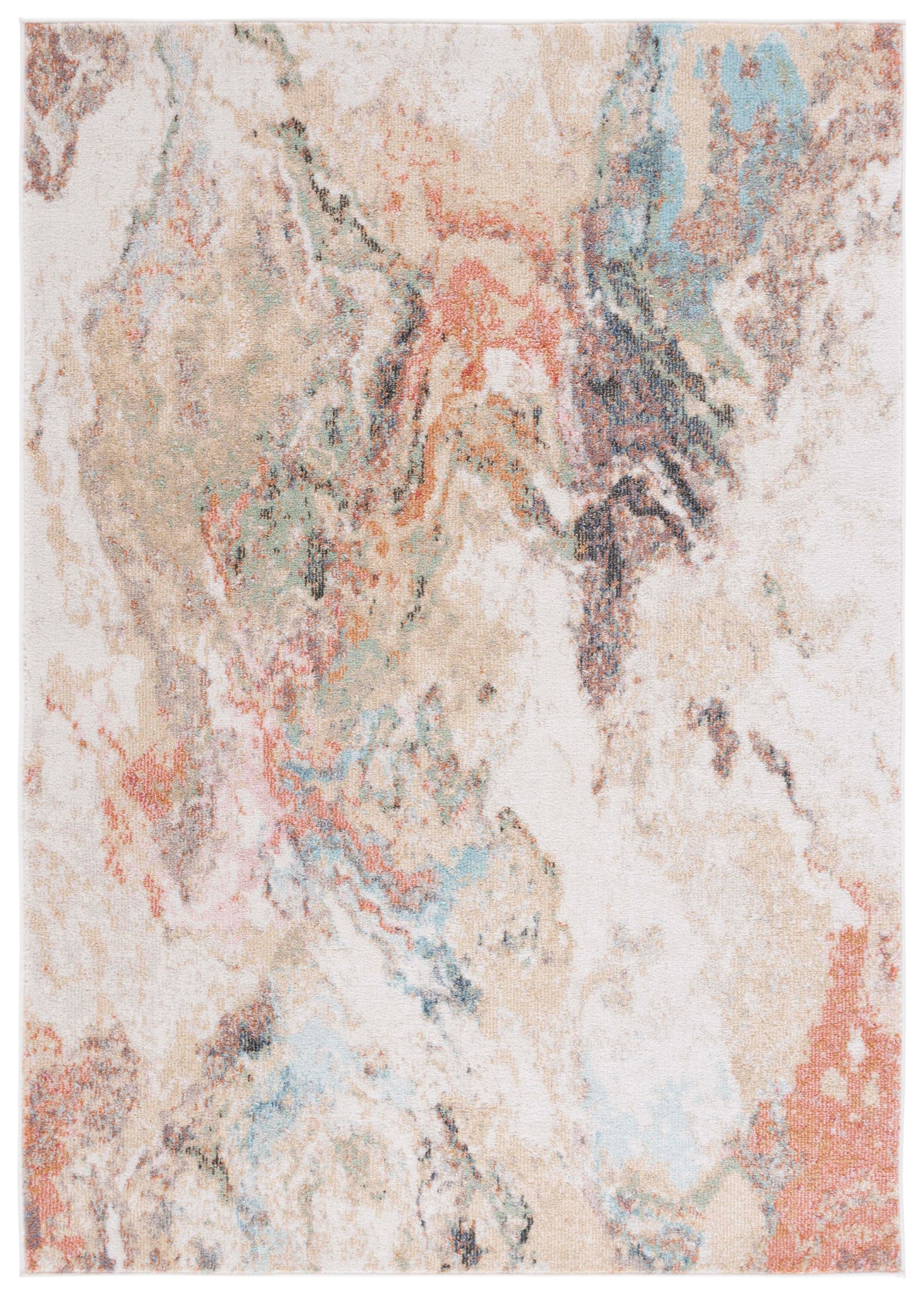 Safavieh Phoenix 504 Rug, PHX504 - Ivory / Gold Rust