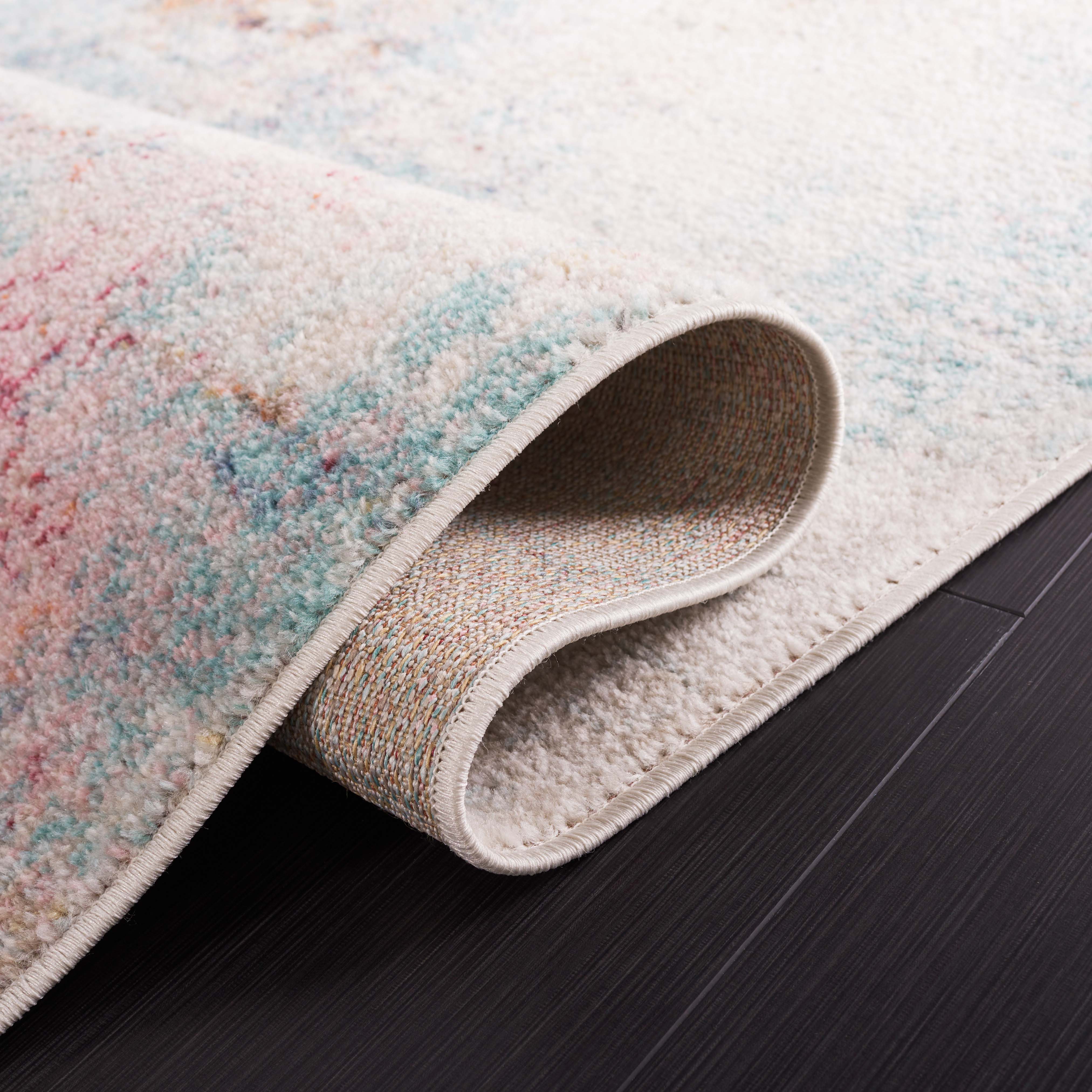 Safavieh Phoenix 506 Rug, PHX506 - Aqua / Gold Rose