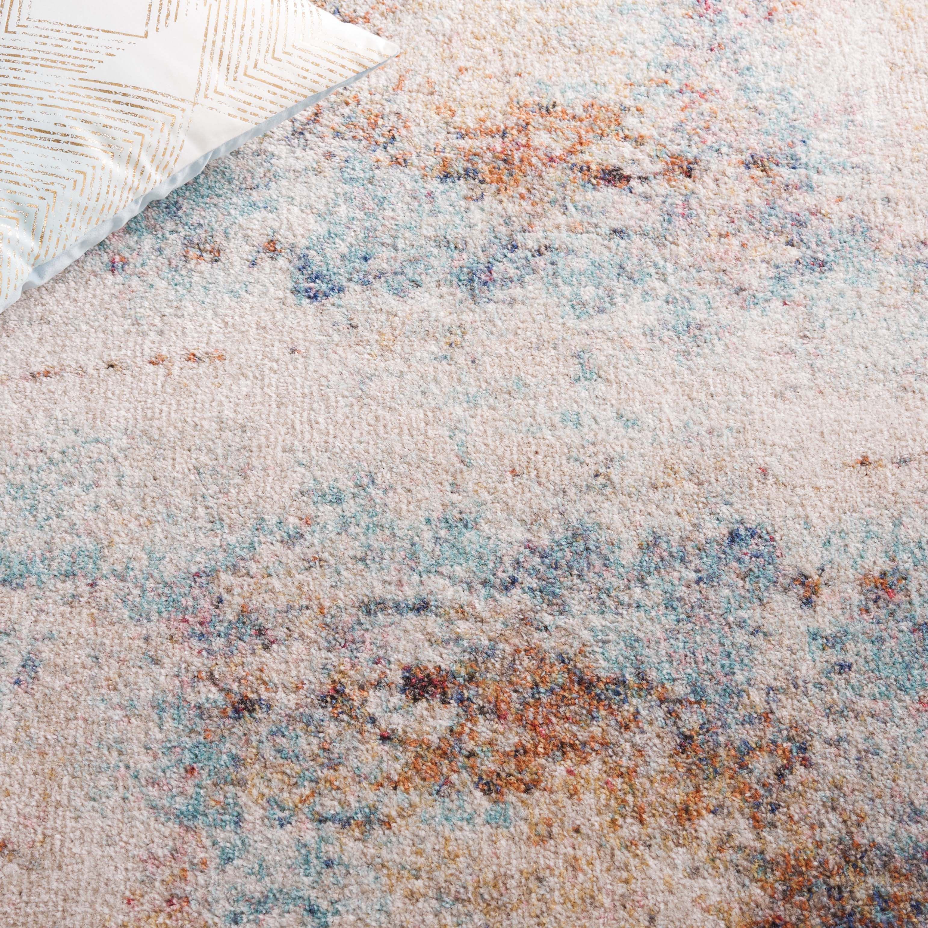 Safavieh Phoenix 506 Rug, PHX506 - Aqua / Gold Rose