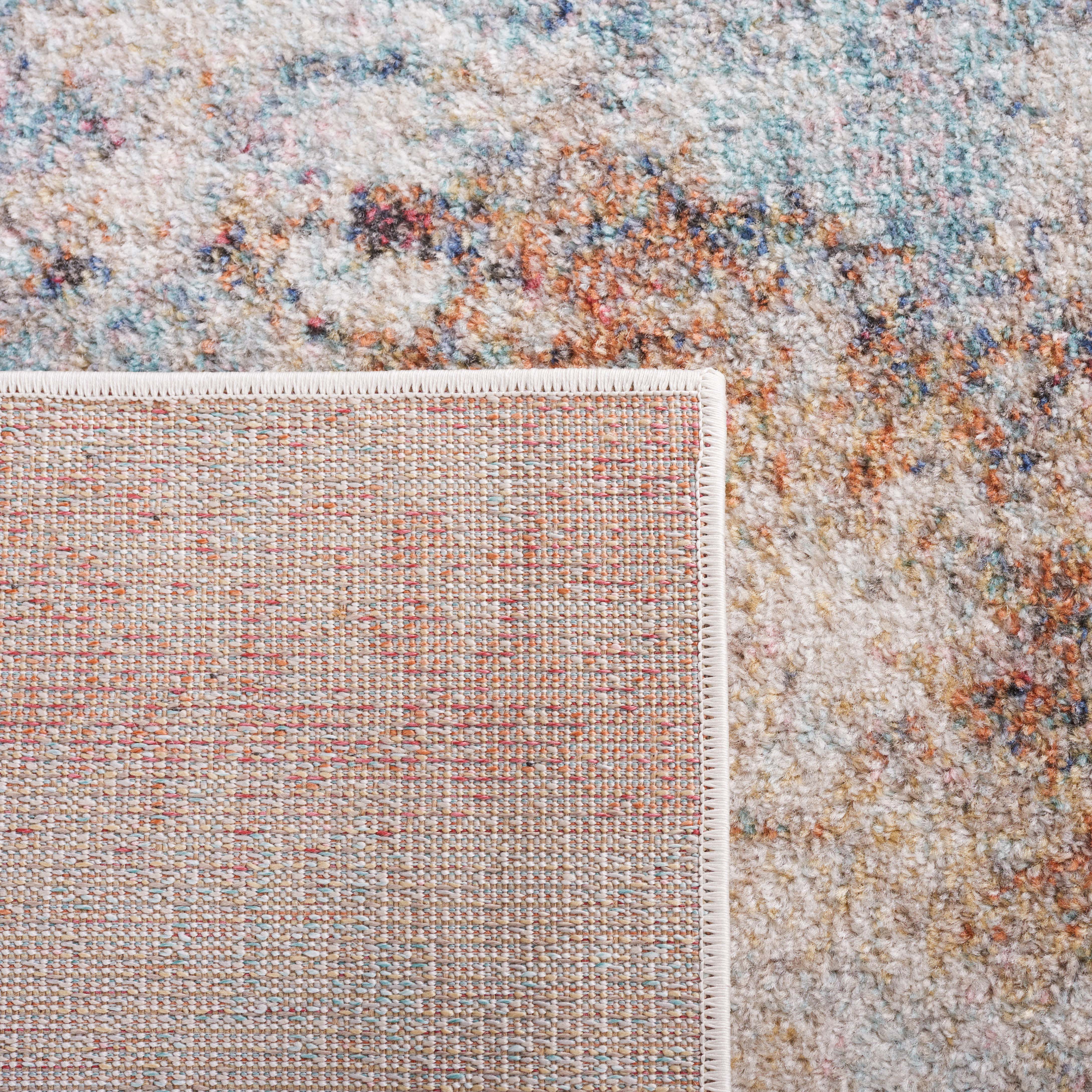 Safavieh Phoenix 506 Rug, PHX506 - Aqua / Gold Rose