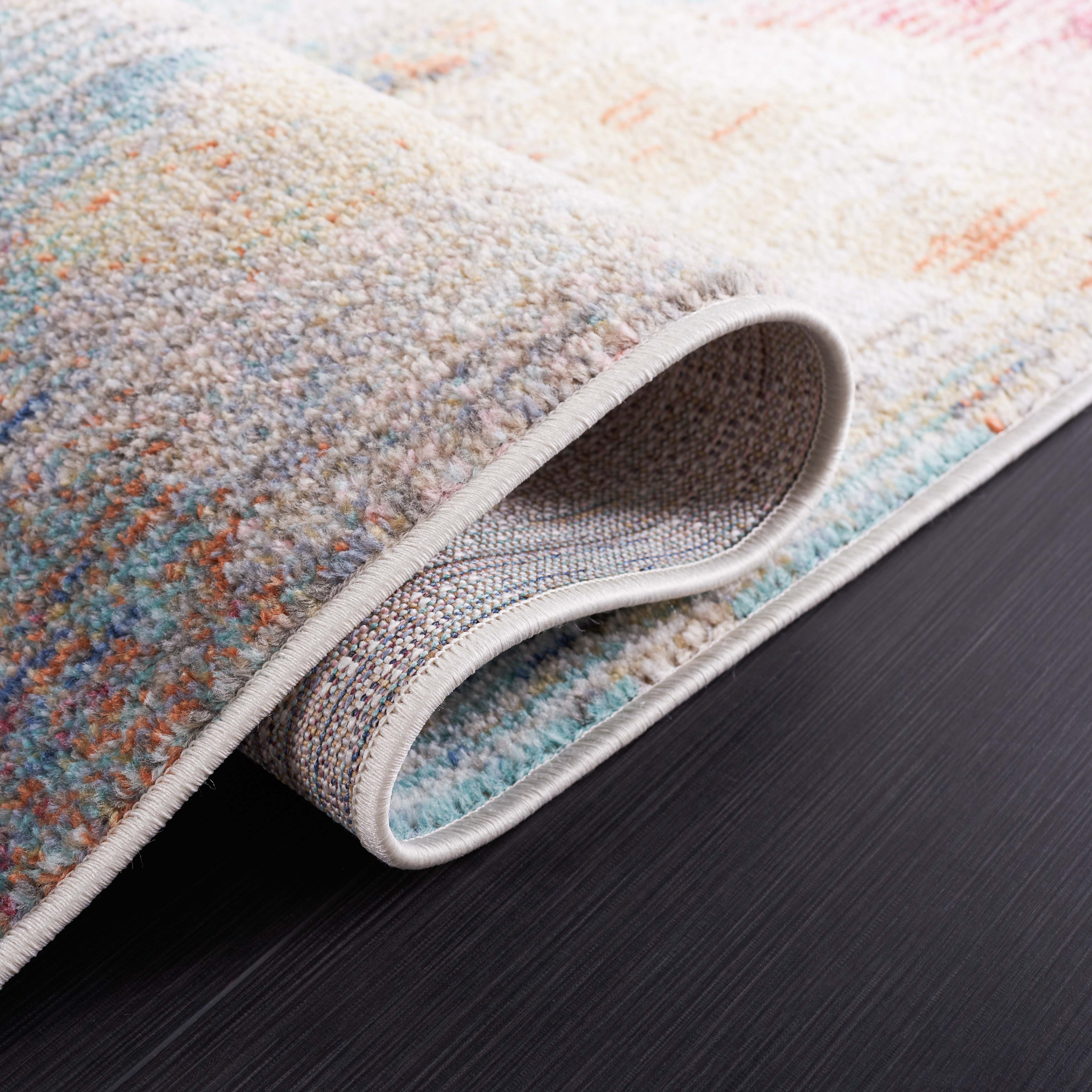 Safavieh Phoenix 508 Rug, PHX508 - Aqua / Gold Rose