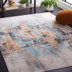 Safavieh Phoenix 510 Rug, PHX510 - Aqua / Gold Rust