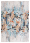 Safavieh Phoenix 510 Rug, PHX510 - Aqua / Gold Rust
