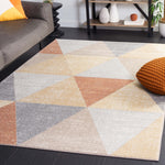 Safavieh Phoenix 550 Rug, PHX550 - Grey / Rust