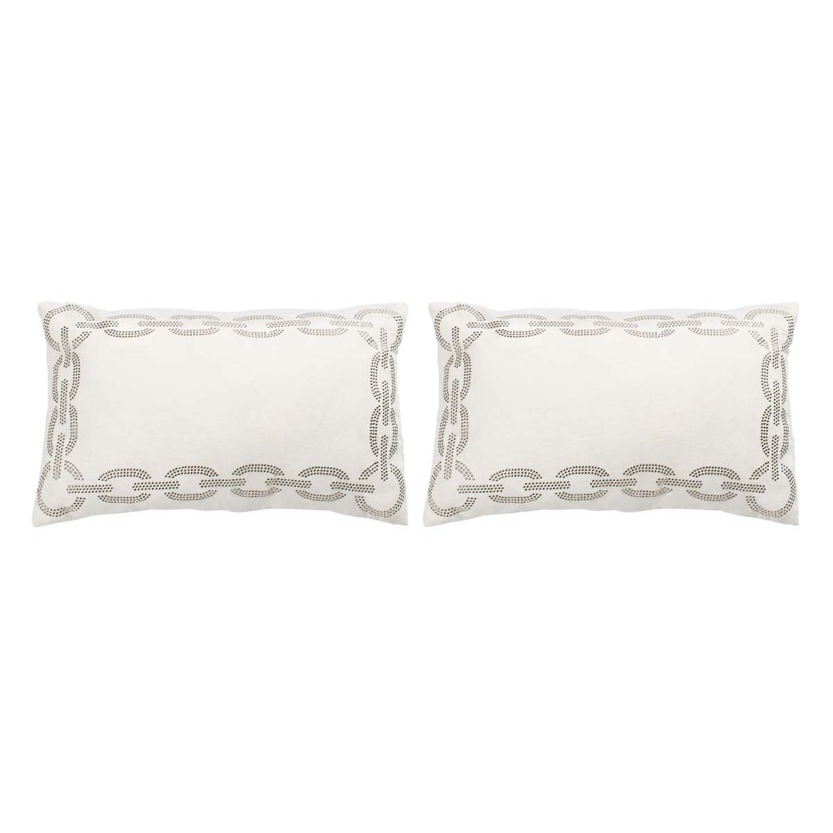Safavieh Sibine Pillow, PIL156 - Cement (Set of 2)