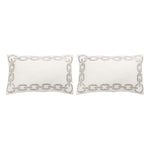 Safavieh Sibine Pillow, PIL156 - Cement (Set of 2)
