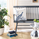 Safavieh Loving Pair Pillow , PIL710 - Beige / Blue (Set of 2)