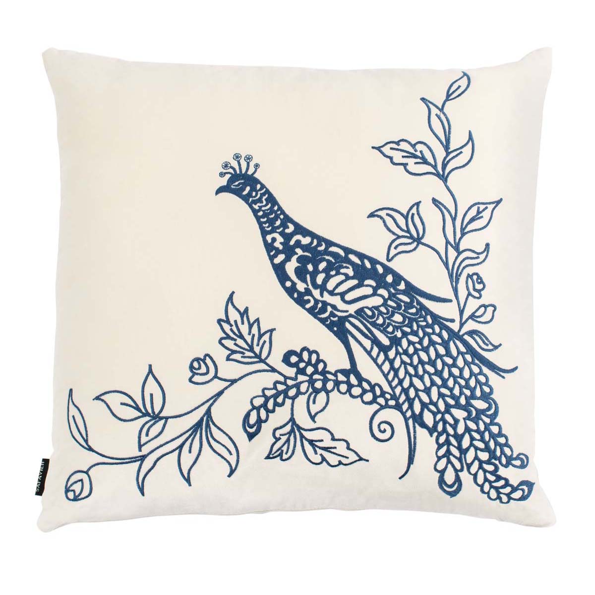 Safavieh Loving Pair Pillow , PIL710 - Beige / Blue (Set of 2)