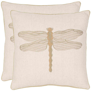 Safavieh Azure Damselfly Pillow(Set of 2), PIL815