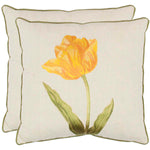 Safavieh Meadow Pillow, PIL892 - Gold (Set of 2)