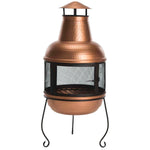 Safavieh Lima Chiminea , PIT1000 - Copper/Black