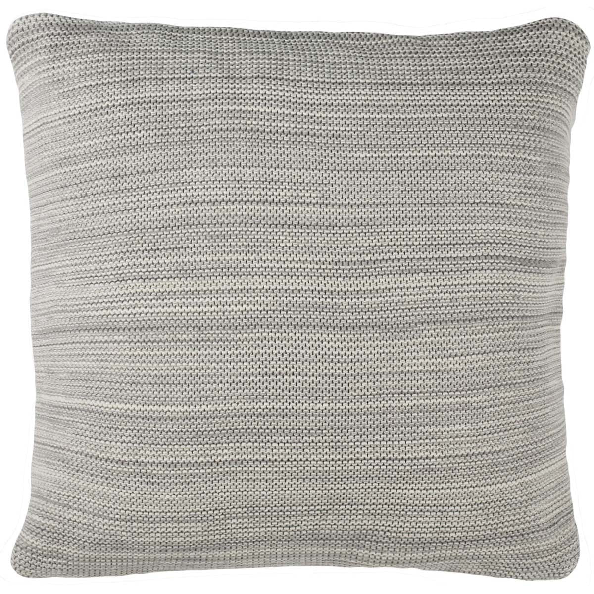 Safavieh Loveable Knit Pillow , PLS198 - Light Grey/Natural