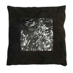 Safavieh Sonoma Metallic Cowhide 20X20 Pillow , PLS227 - Black/Silver