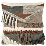 Safavieh Freja 20 Pillow, PLS305 - Charcoal/Brown