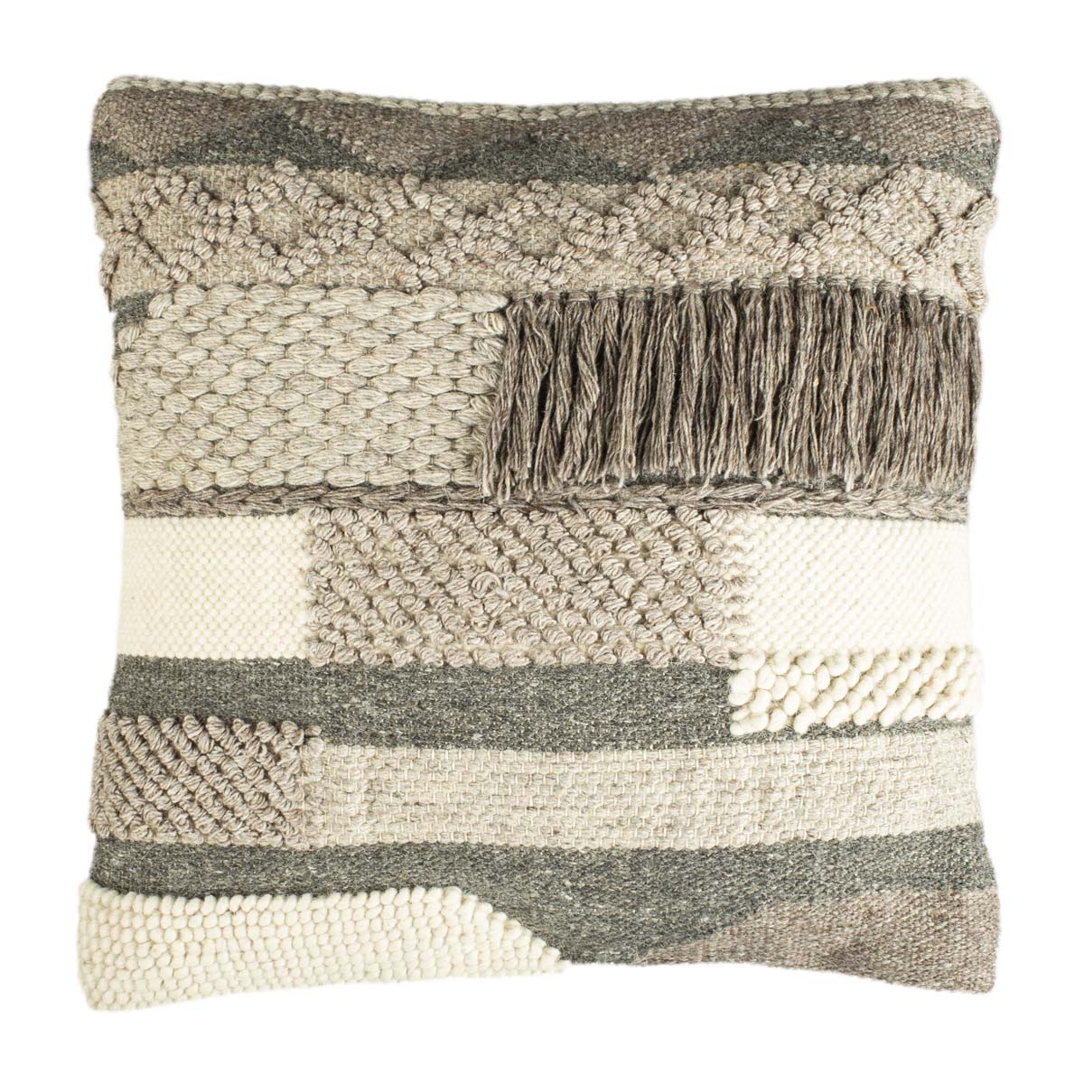 Safavieh Gareth 20 Pillow , PLS306 - Charcoal/Silver