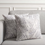 Safavieh Zecora Pillow , PLS4507 - Ivory / Black