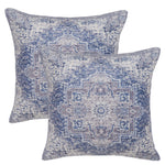 Safavieh Zeru Pillow , PLS4508 - Blue / Beige