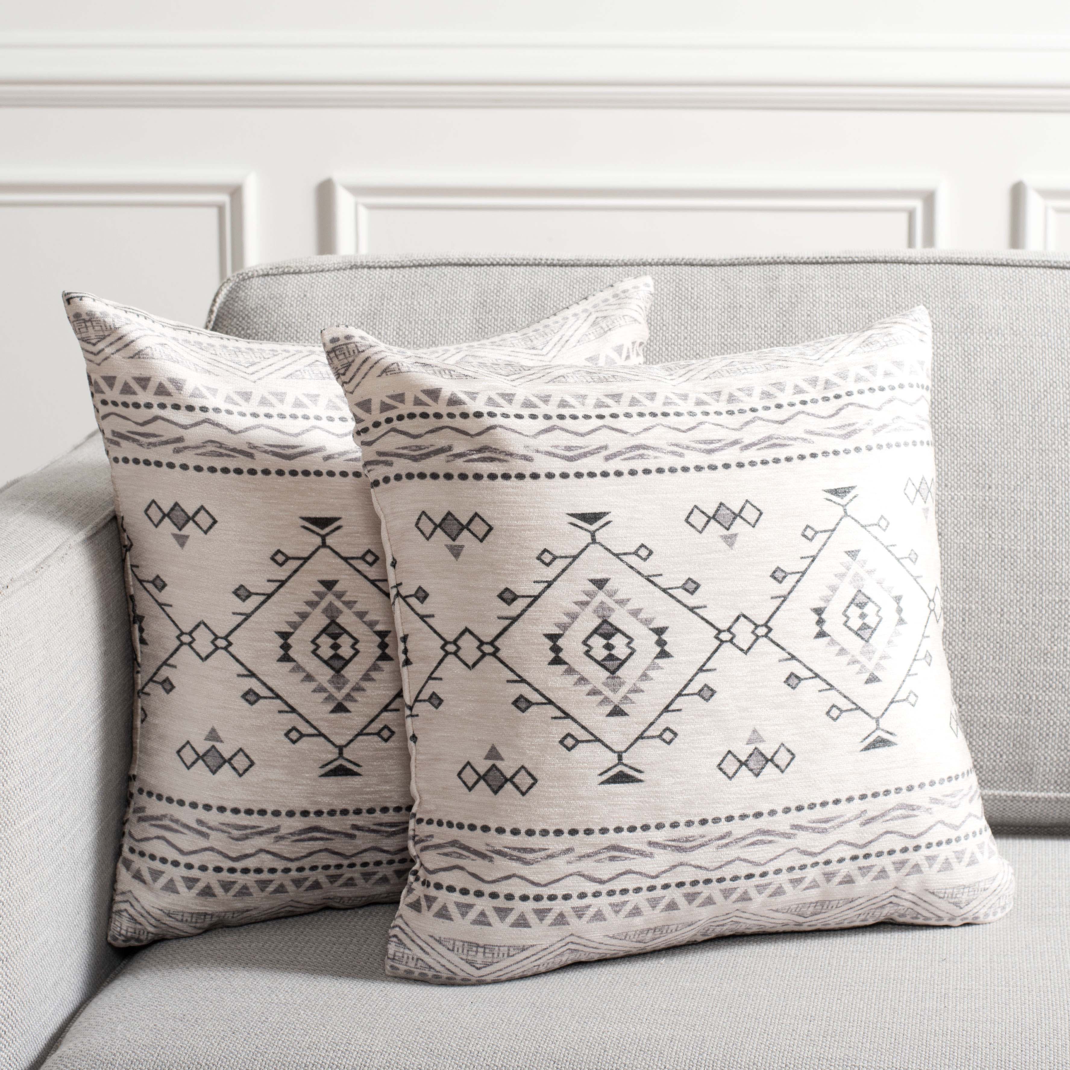 Safavieh Samira Pillow , PLS4509 - Beige / Black