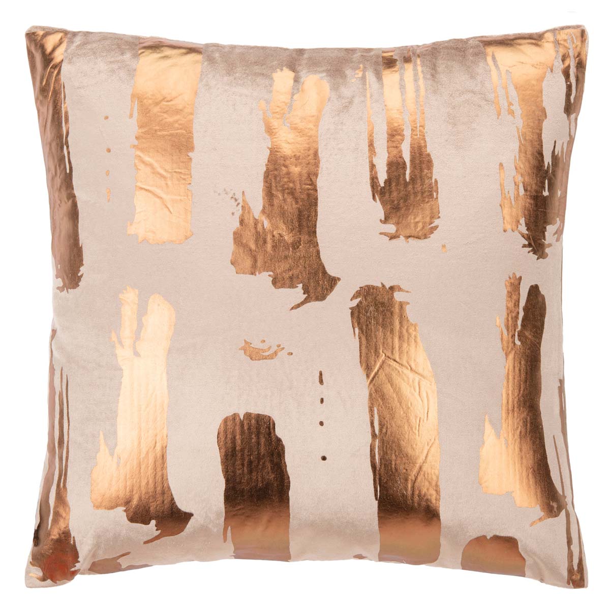 Safavieh Hannia Pillow , PLS6505 - Potato Brown/Bronze Foil
