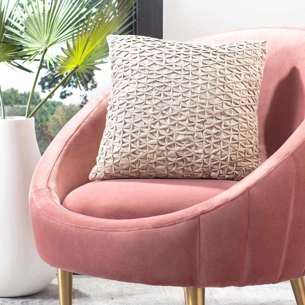 Safavieh Harla Pillow Beige, PLS6511 - Beige