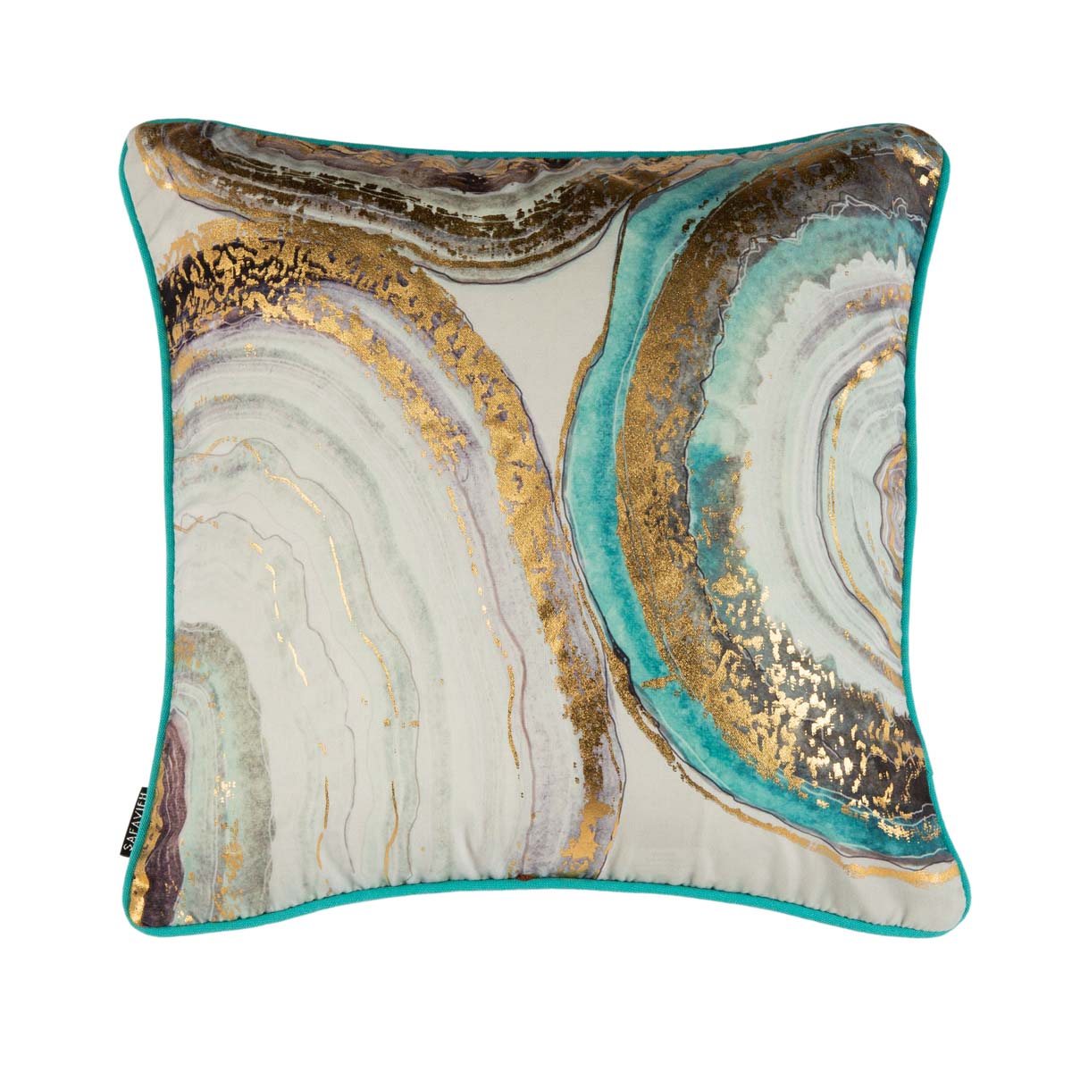 Safavieh Nima Pillow , PLS7013 - Blue/Gold