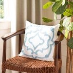 Safavieh Daciana Pillow , PLS7043 - White/Blue