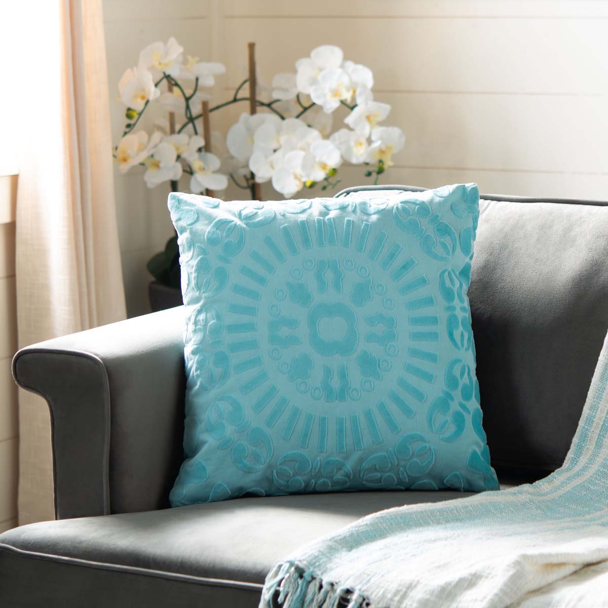 Safavieh Shayla Pillow, PLS7058 - Teal