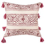 Safavieh Landria Pillow , PLS7083 - Beige/Red