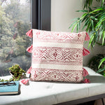 Safavieh Landria Pillow , PLS7083 - Beige/Red