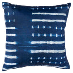 Safavieh Narla Pillow , PLS7085 - Deep Blue/White