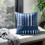 Safavieh Narla Pillow , PLS7085 - Deep Blue/White