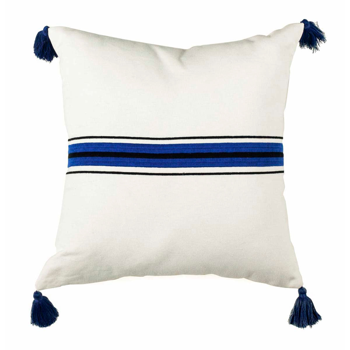 Safavieh Orlanda Pillow , PLS7089 - White/Navy