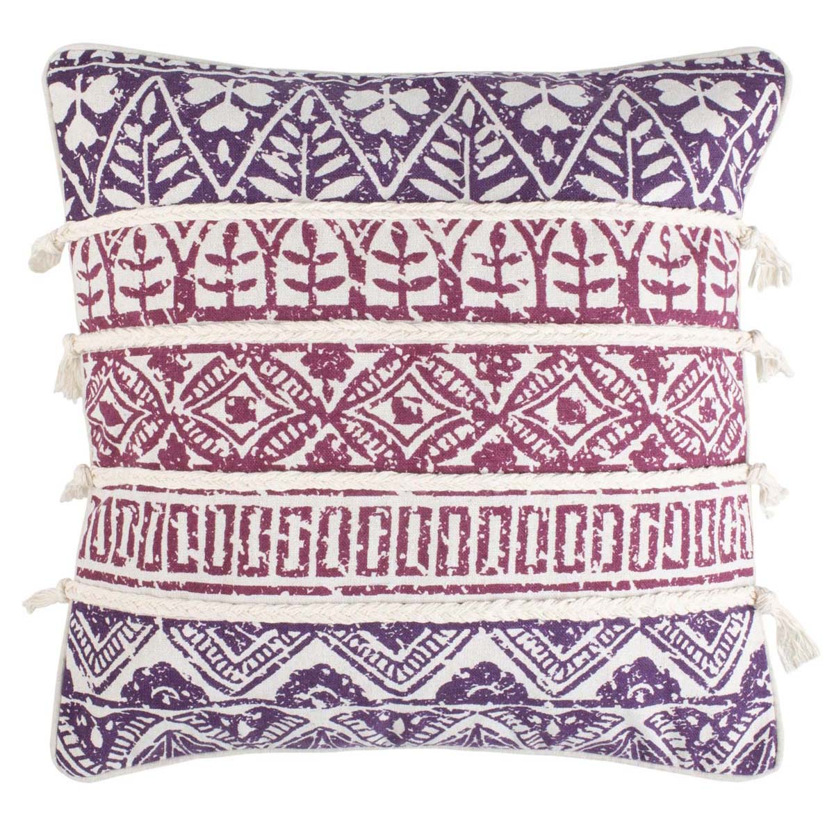 Safavieh Mela Pillow , PLS7099 - Purple/Beige