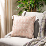 Safavieh Remis Pillow , PLS7100 - Rose Gold/White