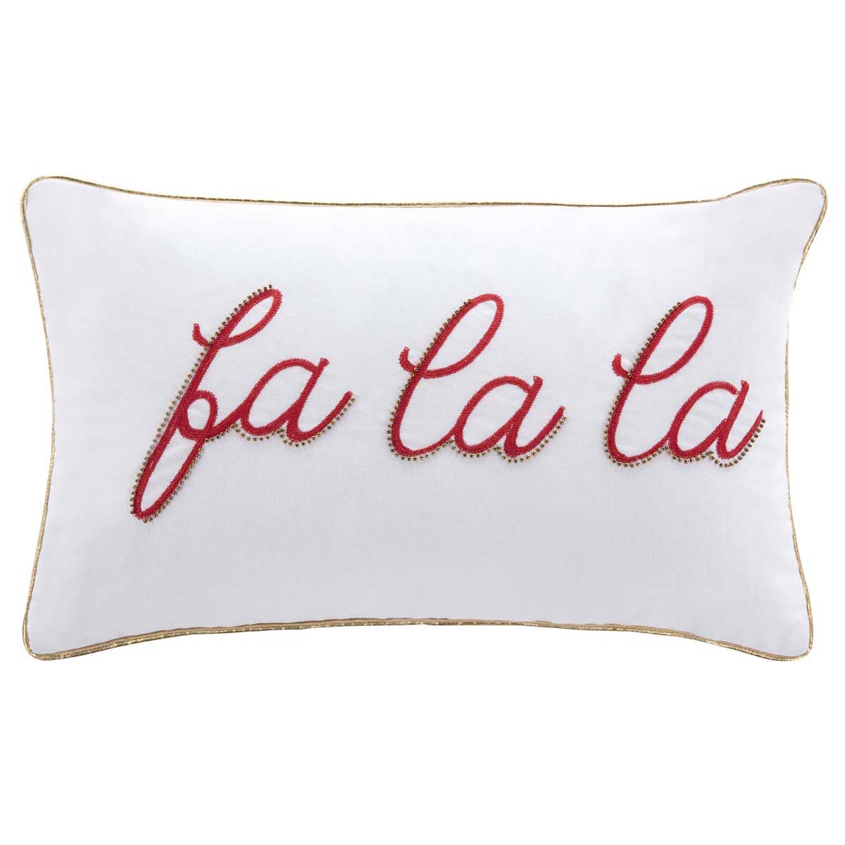 Safavieh Fa La La Pillow , PLS7110 - Ivory/Red