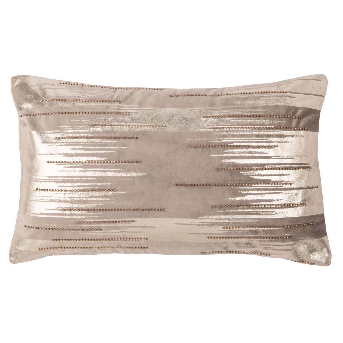 Safavieh Prasla Pillow Taupe/Gold, PLS7147 - Taupe/Gold