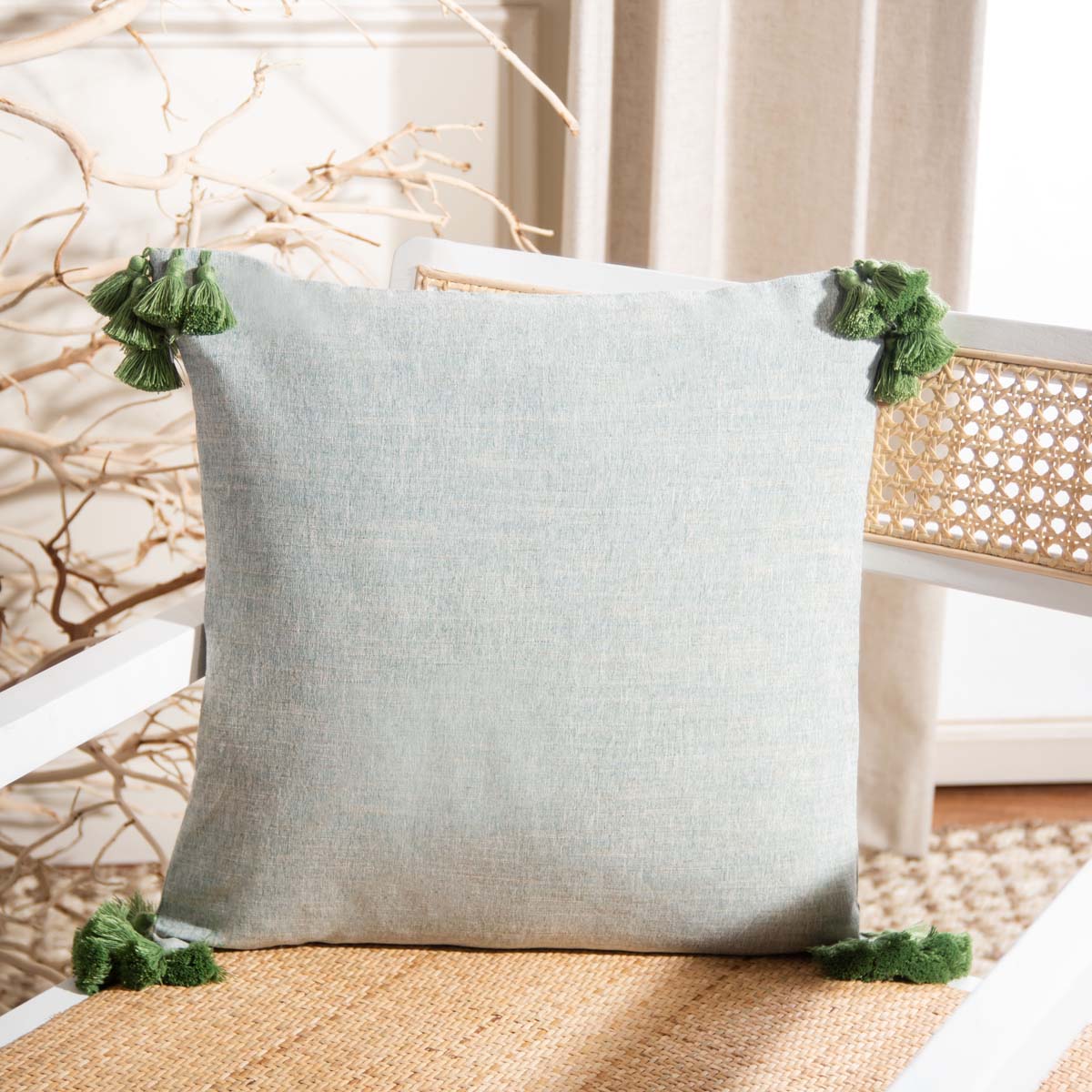 Safavieh Larzon Pillow , PLS7153 - Hunter Green