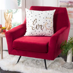 Safavieh Spotted Love Pillow , PLS746 - Gold/Black/White