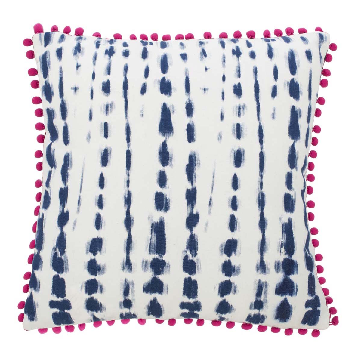 Safavieh Atalia Pillow , PLS792 - Pink/Cream/Navy